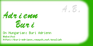 adrienn buri business card